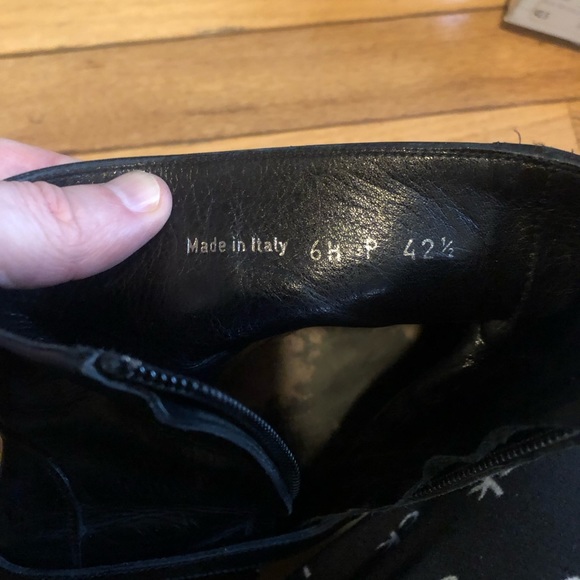 DIOR men’s boots Cuban heel 2010 vintage size 42 1/2 great shape 9 1/2 - Picture 5 of 8